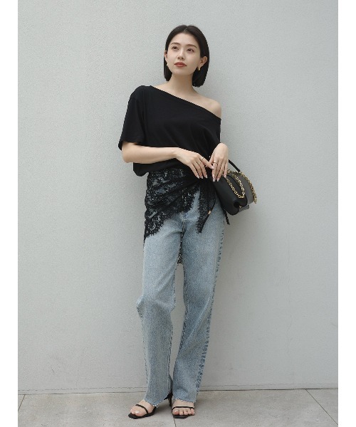 anuans（アニュアンス） tシャツ オフショルダーTシャツ レディース