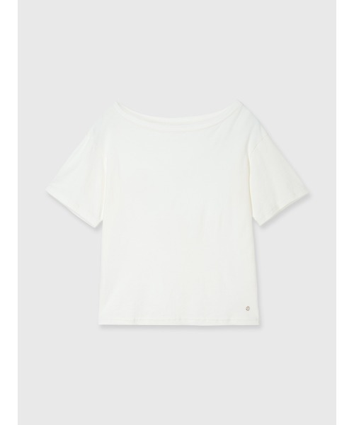 カットソー(半袖/袖なし) anuans セール】テンセルウールノースリーブカットトップス（Tシャツ