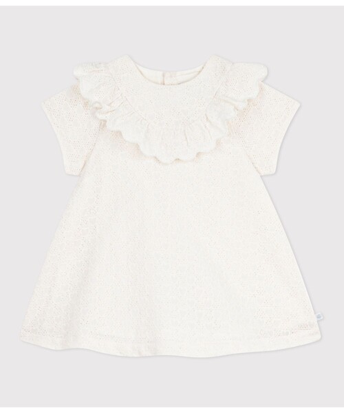 PETIT BATEAU（プチバトー） ワンピース ハート刺繍ワンピース キッズ 