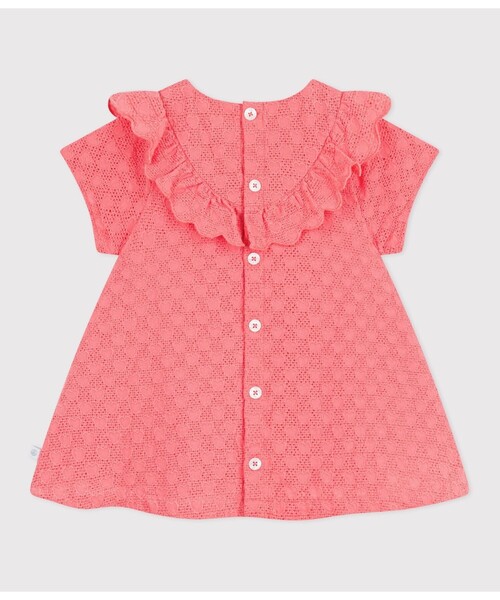 PETIT BATEAU（プチバトー） ワンピース ハート刺繍ワンピース キッズ 