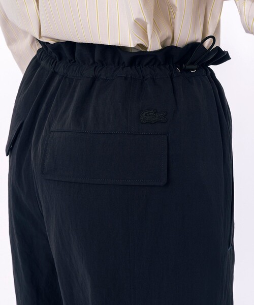 「LACOSTE」 カーゴパンツ 34 ブラック レディース_画像4