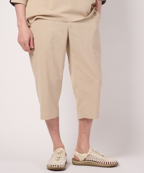 Arnold Palmer（アーノルドパーマー） パンツ リネンミックス 8分丈