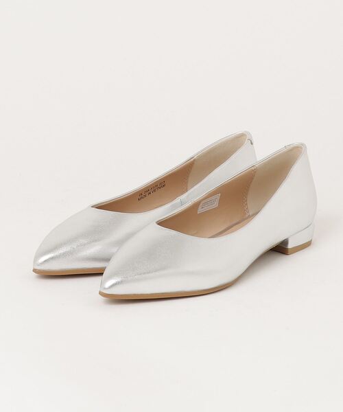 「REGAL」 フラットパンプス 23.5 シルバー レディース_画像4