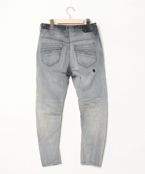 DIESEL ストレッチバイカーデニム　BAKARI-NE W32 グレー DIESEL（ディーゼル） デニムパンツ 26 グレー メンズ : ZOZOTOWN