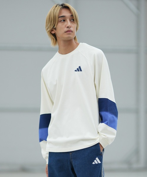 adidas（アディダス） adidas tシャツ 長袖 Tシャツ ロンT V7837