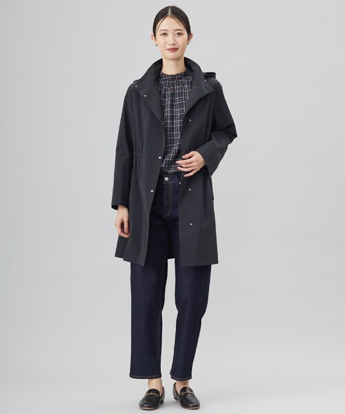 「J.PRESS」 7分袖ブラウス LARGE グレー レディース_画像9
