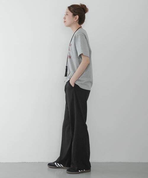 uvカット パンツ 「WEB限定」「UR TECH ひやサラクール」イージーワンタックパンツ レディースの画像