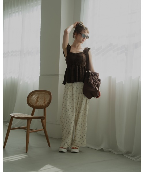 JUMELLE(ジュメロ) 水着 ジャガードペプラム水着 レディース JUMELLE(ジュメロ) 水着 ジャガードペプラム水着 レディース