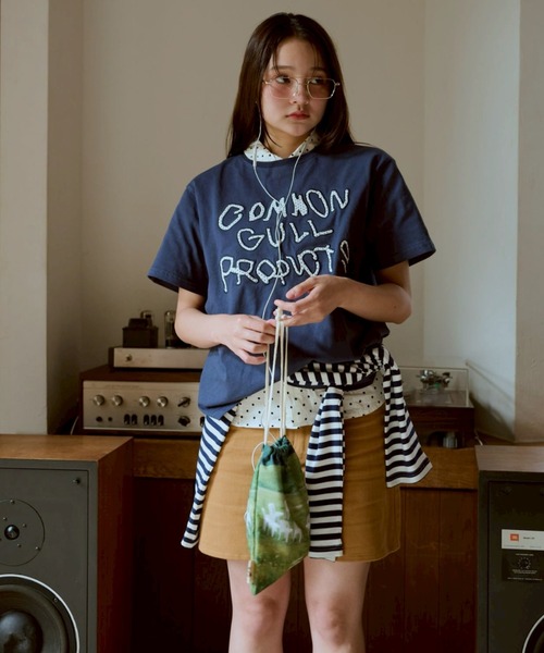 「common gull products.」 スカート SMALL ブラウン レディース_画像3