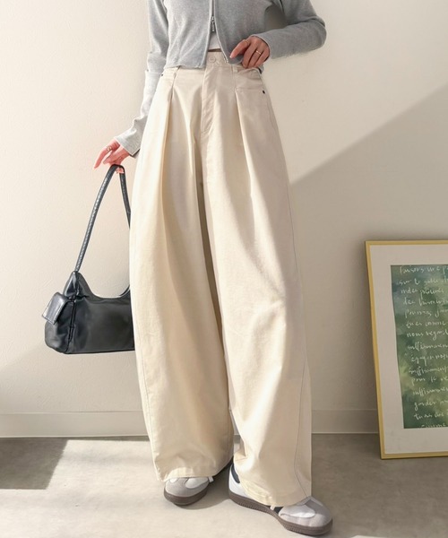 「Java」 パンツ SMALL アイボリー レディース_画像5