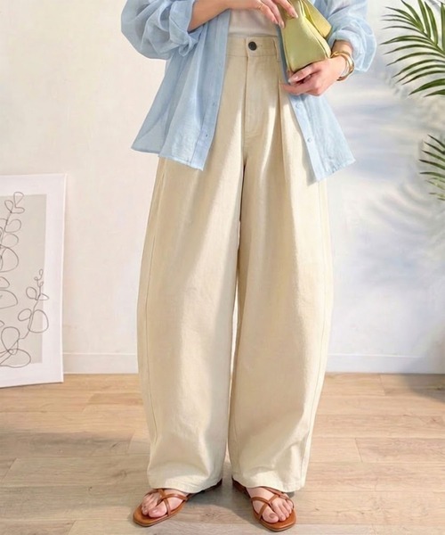 「Java」 パンツ SMALL アイボリー レディース_画像8