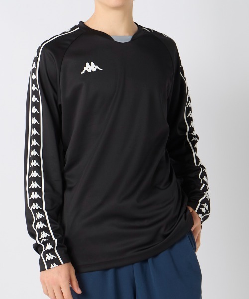 Kappa（カッパ） tシャツ 長袖プラクティスシャツ (バンダライン