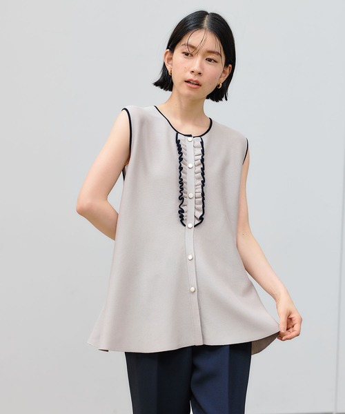 CROSS FUNCTION レディースベスト、ジレ（サイズ（S/M/L）：LL（XL
