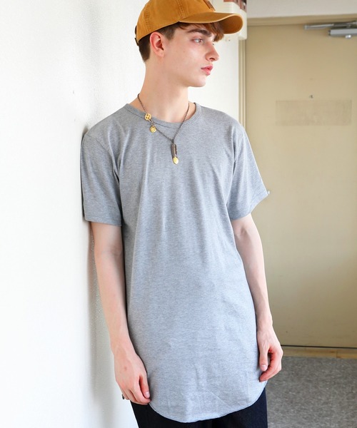 8 tシャツ 国産ロング丈半袖Tシャツ メンズ レディース : ZOZOTOWN