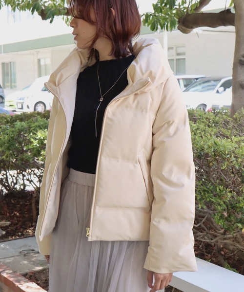 libelle more（リベル モア） ダウンコート ダウンジャケット 衿付きA