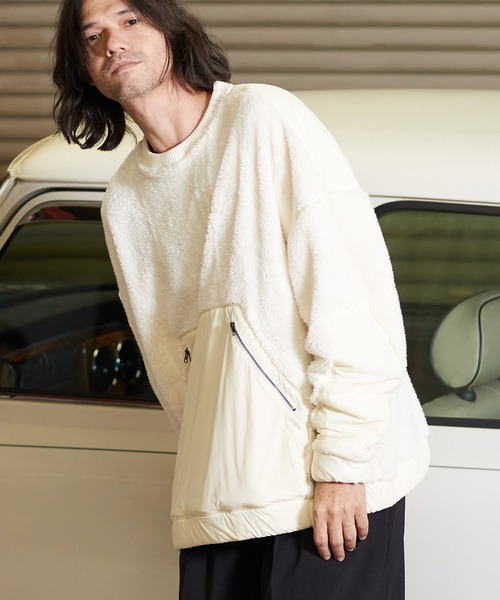 msw1154-ボアトレーナー メンズ : 65953407 : ZOZOTOWN Yahoo!店  