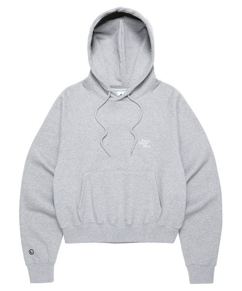 パーカー A'GEM/9 × .kom「CAVISH/カビシ」W SELLER LOGO CROPPED HOODIE レディース Cavish パーカー A'GEM/9 × .kom「CAVISH/カビシ」W SELLER LOGO