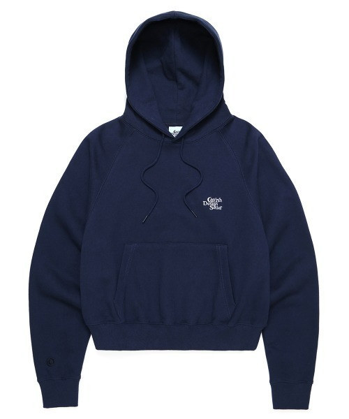 パーカー A'GEM/9 × .kom「CAVISH/カビシ」W SELLER LOGO CROPPED HOODIE レディース Cavish パーカー A'GEM/9 × .kom「CAVISH/カビシ」W SELLER LOGO