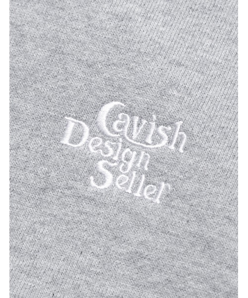 パーカー A'GEM/9 × .kom「CAVISH/カビシ」W SELLER LOGO CROPPED HOODIE レディース Cavish パーカー A'GEM/9 × .kom「CAVISH/カビシ」W SELLER LOGO