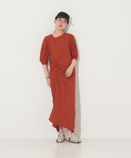 【美品】前後使用できる２WAYワンピース 前後2way デザイン ワンピース