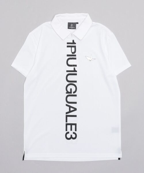 1 piu uguale 3 ポロシャツ SS POLO BACK LOGO メンズ