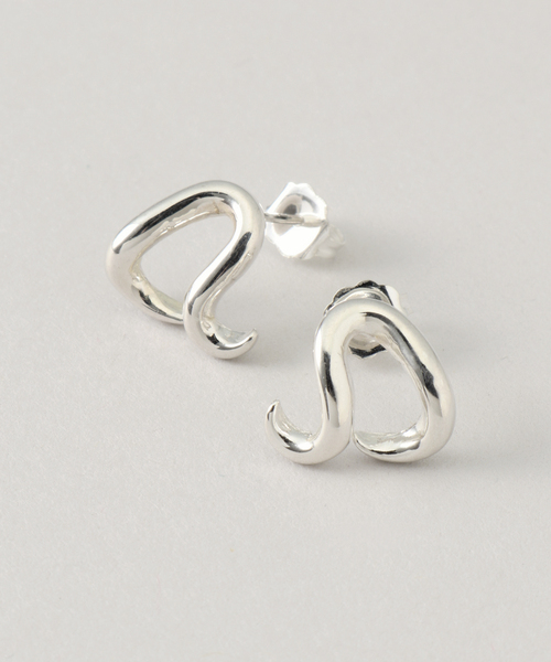 SAPIR BACHAR ピアス SAPIR BACHAR サピア バシャール GOLD HALF MOON HUGGIES 58001