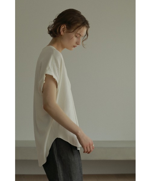 MANOF（マノフ） 2WAY SLEEVE RIB TOPS レディース : ZOZOTOWN Yahoo