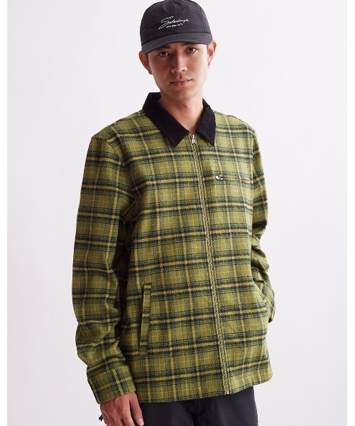 Saturdays NYC シャツ Ryan Zip Front Flannel Shirt メンズ
