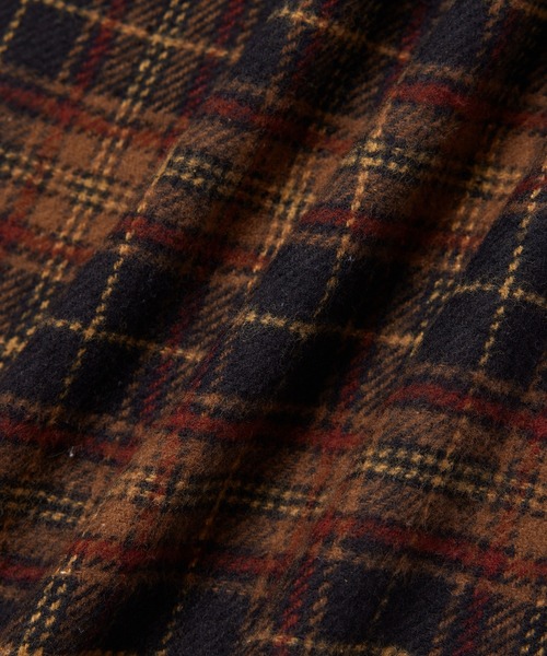 Ryan Zip Front Plaid Flannel Shirt 美品 Ryan Zip Front Plaid Flannel Shirt | Saturdays NYC Japan
