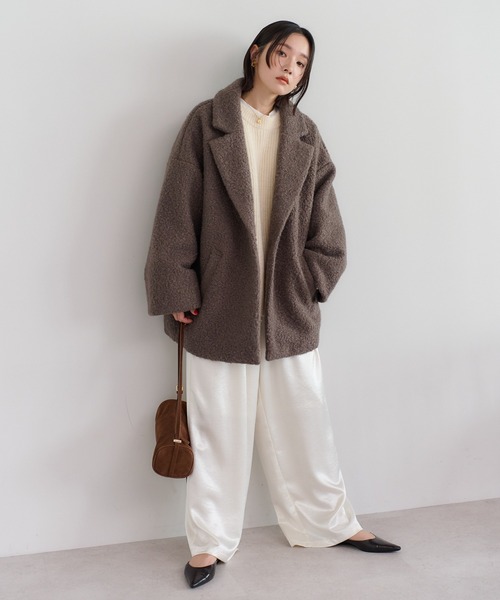 Bonjour Sagan（ボンジュールサガン） ピーコート pコート フェイク