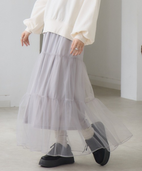 RETROGIRL スカート チュールレイヤードSK : ZOZOTOWN Yahoo!店