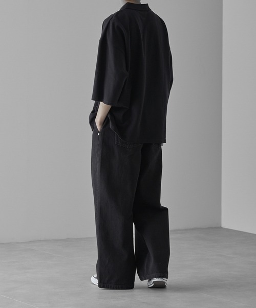 パンツ Omw Jeans Herringbone Buggy Denim Pants RUUBON ジーンズ 「RUUBON」heavy cotton buggy denim pants