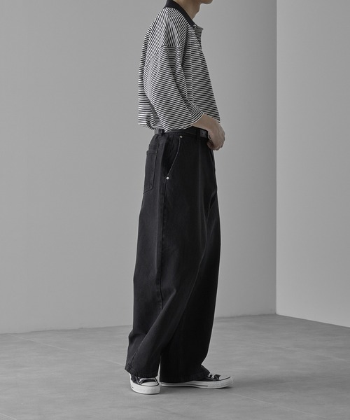 B248【W36】B系 Karman Jean バギーデニムパンツ インディゴ BUGGY DENIM PANTS / INDIGO | SKINS ONLINE STORE
