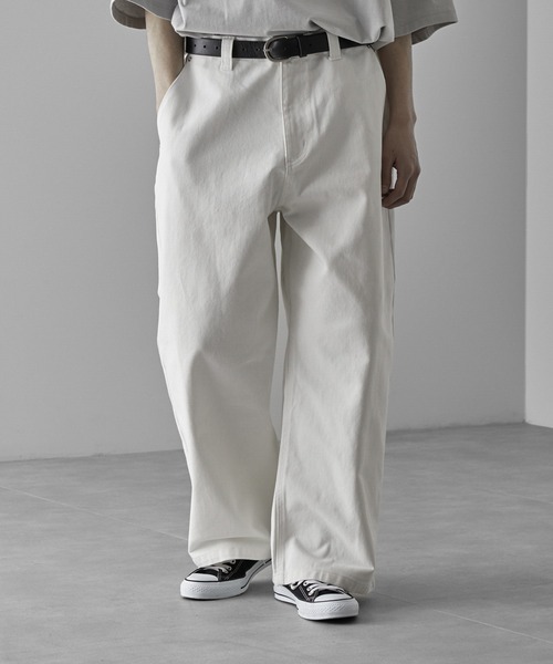 RUUBON ジーンズ 「RUUBON」heavy cotton buggy denim pants