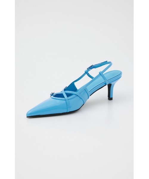 【25SS NEW】BALLY_women / B-Bow スリングバックパンプス / 2色 バックストラップバイカラートゥパンプス | レディース