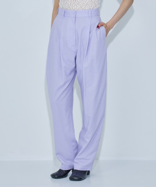 パンツ 「CLANE/クラネ」CURVE LINE PANTS/カーブラインパンツ  