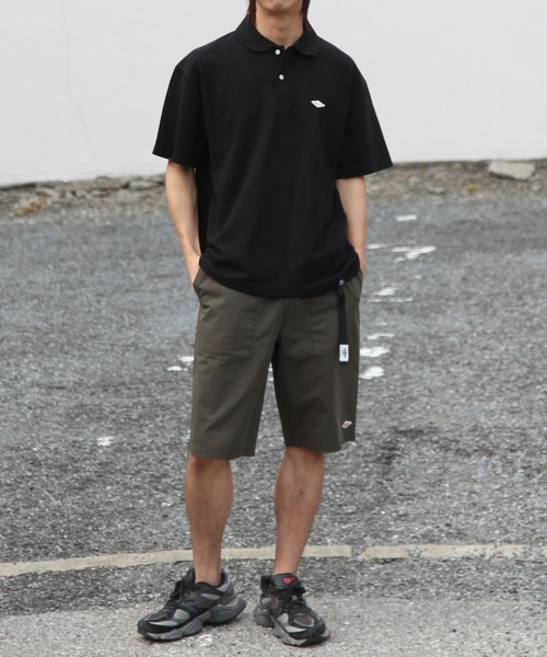 22ssCHALLENGER ファイヤーボールショートパンツL CHALLENGER / FIREBALL SHORTS -Black-
