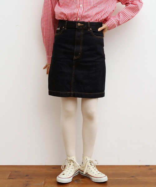 My Fav. CHILD WOMAN デニムスカート 11.36OZムラ糸デニム ミニ