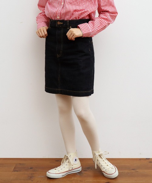 My Fav. CHILD WOMAN デニムスカート 11.36OZムラ糸デニム ミニ