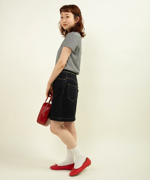Misha & Puff スカウト8y wonnyribbon デニムスカート Misha & Puff スカウト8y wonnyribbon デニムスカート