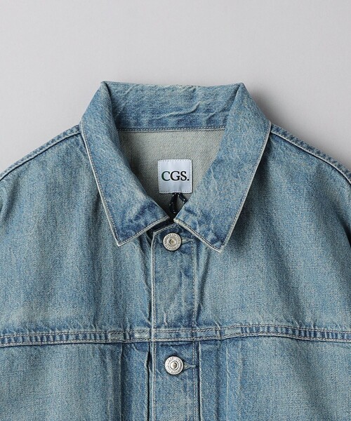 新品タグ付〈CGS.〉オーガニックコットンデニムHMD Gジャケット　メンズ　S CGS.＞ オーガニックコットン デニム HMD Gジャケット