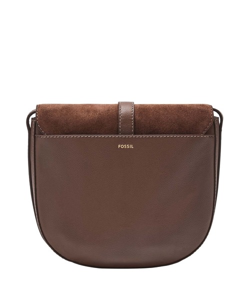 FOSSIL｜フォッシル 斜めがけバッグ レディース レザー ブラウン