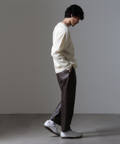 NANO universe スラックス レザースラックス(セットアップ可