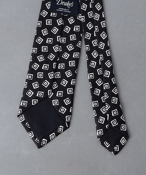 DRAKE'S】美品タイ 美品 ドレイクス ネクタイ ハイブランド ソリッド
