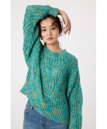 RODEO CROWNS WIDE BOWL ニット セーター マルチカラーネップ