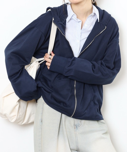 FUNALIVE（ファンアライブ） パーカー Relaxed fit full zip hoodie