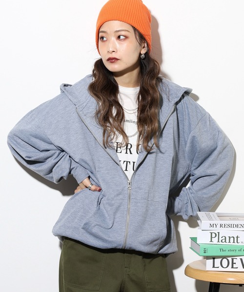 FUNALIVE（ファンアライブ） パーカー Relaxed fit full zip hoodie