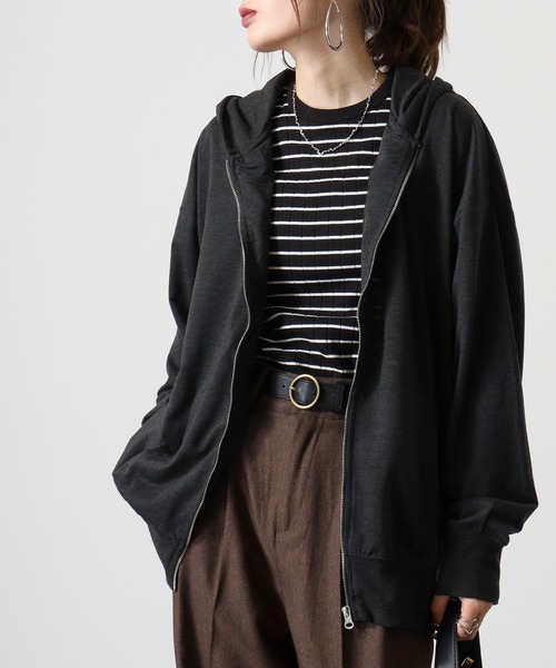 【 】★男女兼用・関税込★リラックスフーディー FUNALIVE パーカー Relaxed fit full zip hoodie / リラックス