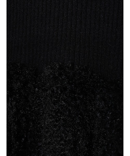 SORIN（ソリン） ベスト ジレ Wool Rib Fur Balloon Knit Vest