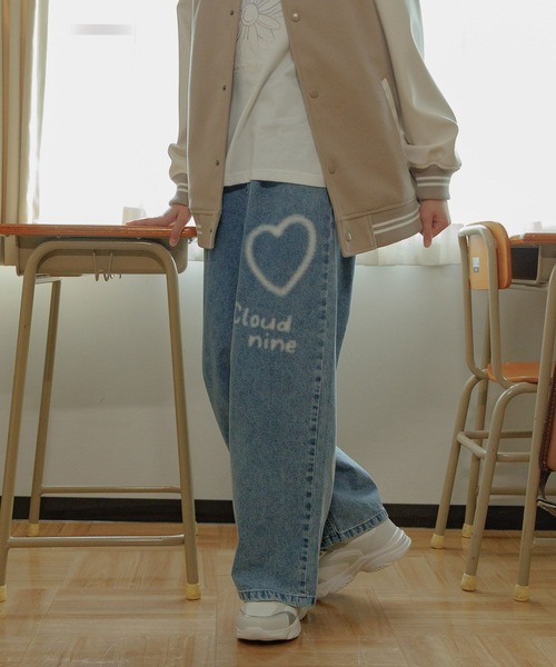 GLOBAL WORK パンツ GOODデニムワイドアソート/147408 キッズ 子供服